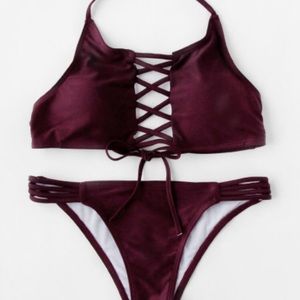 Maroon Bikini